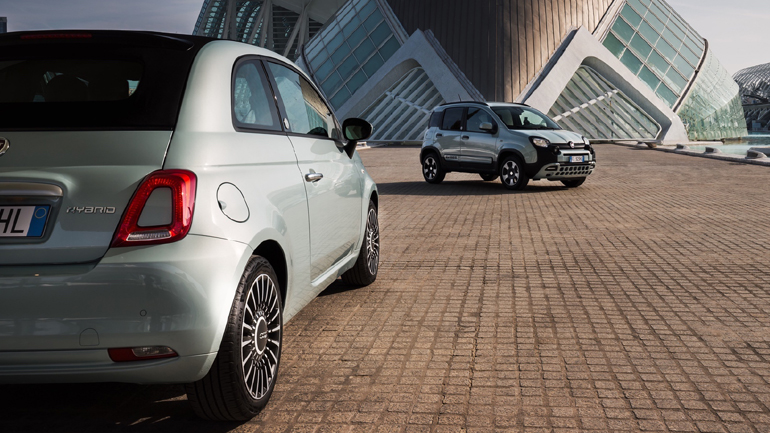 Έτοιμα τα υβριδικά Fiat 500 και Panda